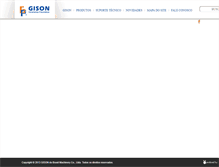 Tablet Screenshot of gisonbrasil.com.br